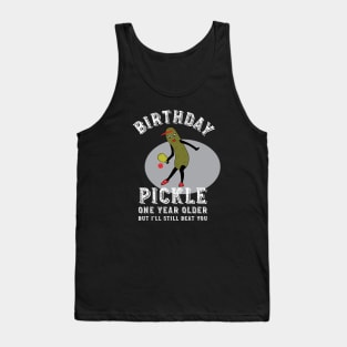 Womens Pickleball Birthday Pickle Tank Top